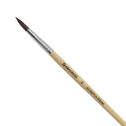 Кисть BRAUBERG, из ворса пони, круглая, № 5, 200191, (30 шт.) фото