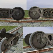 Колеса для вагонов железных дорог фото