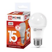In Home Лампа светодиодная LED-A60-VC 15Вт 230В Е27 6500К 1350Лм IN HOME 4690612020280 фотография
