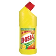 Чистящее средство 750 мл, DOSIA (Дося) “Лимон“, для сантехники, дезинфицирующий и отбеливающий эффект, гель фото