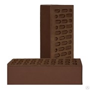 Кирпич лицевой шоколад гладкий “ЛИКолор“ 1НФ (480шт/под) фотография