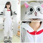 Кигуруми (пижама) - Кот с тапочками фото