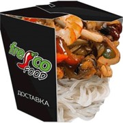 Доставка блюд из лапши - Фунчоза с морепродуктами фото