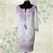 Платье вышиванка Фиолет фото