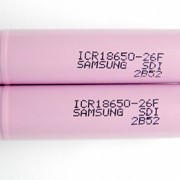 Аккумулятор Samsung 18650 Li-Ion 2600mAh (ICR18650-26A) промышленный фотография