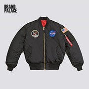 Куртка Alpha Industries MA-1 NASA APOLLO Jacket Black (черный) фото