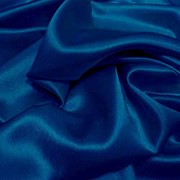 Атлас однотонный тонкий цвет синий электрик (А 11/200) фото