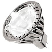 Лампа светодиодная MR16-3х1W (warm white/ white)