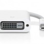 Переходник с разъема Mini DisplayPort на DVI, Mini Dp - DVI, для ноутбуков Apple фотография