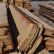 Доски необрезные твердых пород древесины