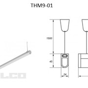 Светильник подвесной THM9-01, THM23-02 фото