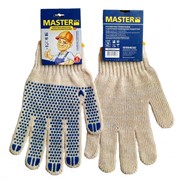 Перчатки “MasterOK“ трикотажные с ПВХ точкой W10-21 фото