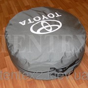 Чехол-сумка для запасного колеса TOYOTA. Цвет серый 75х25 фото
