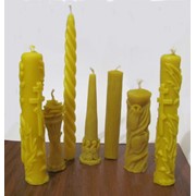 Восковые свечи из натурального воска фото