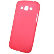 Чехол силиконовый матовый для Samsung Galaxy Grand 2 красный фото