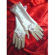 Перчатки для невесты фотография