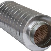 Шумоглушитель круглый D1= 630 мм, Systemair фото