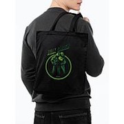Холщовая сумка Hulk Smash, черная фото