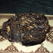 Друза кварца (дымчатый) природная в породе с пегматитом фото