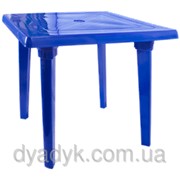 Стол пластиковый квадратный Синий фото