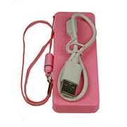 Портативное зарядное устройство 2600mah, розовый. 199118