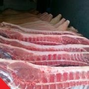 Мясо свинина, говядина оптом заморозка в полутушах фотография