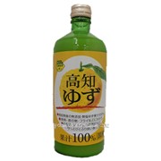 Японский цитрусовый сок 100% Yuzu Shiborijiru Kochi-San Nihon Lemon 0.5L (№ сок Юзу) фотография