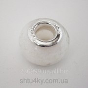 Бусина Pandora белая P7190517 фото
