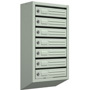Вертикальный почтовый ящик Витерит-7, серый фото