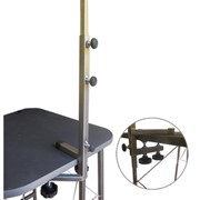 Стойка-кронштейн регулируемая для стола - груминг, сварной держатель, 0,75 м, высота 40 см