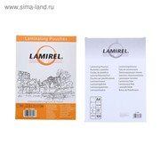 Пленка для ламинирования 100шт Lamirel А4, 100мкм фото