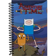 Блокнот на спирали в картонной обложке Adventure Time AT15-211K 28781