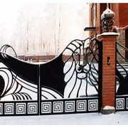Установка кованых ворот, ограждений в Старом Осколе, Губкине, недорого, - от ЗДК фотография