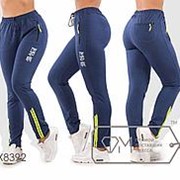 Спортивные штаны женские больших размеров ТЖ/-037 - Синий