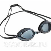 Очки для плавания BRADEX Спорт, черные, цвет линзы - серый фото