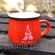 Чашка кувшин Zakka City красная фотография