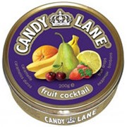 Леденцы CANDY LANE фруктовый коктейль, 200г