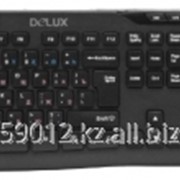 Комплект - Клавиатура + Мышь - Delux - DLD-0605OGB - Беспроводной - Чёрный