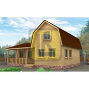 Дом каркасно-щитовой Проект №19 10х7.5 фото