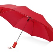 Зонт складной Tulsa, полуавтоматический, 2 сложения, с чехлом, красный фотография