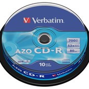 Диски Verbatim CD-R 10 шт. в пластиковом боксе