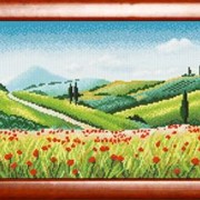 Набор для вышивания крестиком Солнечная Таскания “Маковое поле“ фотография