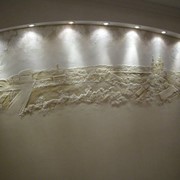 Роспись, рельеф фото