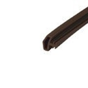 Уплотнитель для дверей DEVENTER тёмно-коричневый, паз 4-5, 12х12,5
