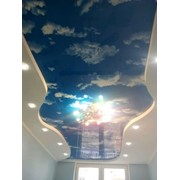 Натяжные потолки с изображением неба