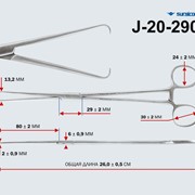Щипцы однозубые д/оттягивания матки пулевые 250мм Щ-24 J-20-290 фото