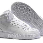 Кроссовки Nike Air Force 1 Mid White фото