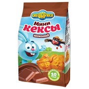 Мини-кексы “Смешарики“ с шоколадным вкусом, (10*150 г) фото