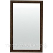 Зеркало “Багетное“, 845*535мм (бронза на черном) фото