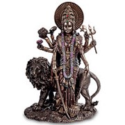 Скульптура “Богиня Дурга - защитница богов и мирового порядка“ 19,5х28х12см. арт.WS-543 Veronese фото